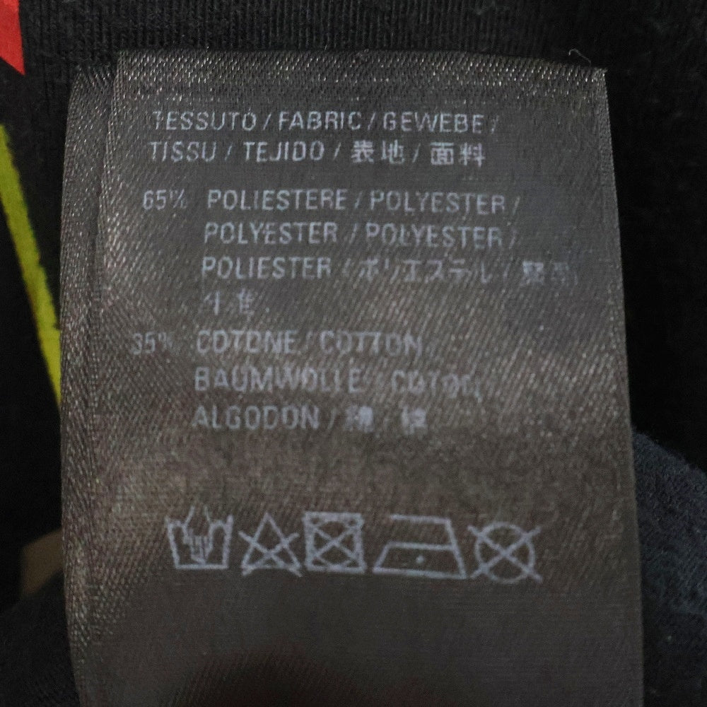 BALENCIAGA(バレンシアガ) 21SS マルチロゴプリント クルーネック 長袖Tシャツ カットソー ブラック 641667 TJVI3