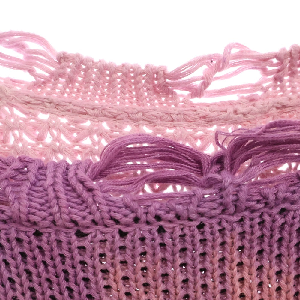 cvtvlist(カタリスト) CTLS CVTVLIST CRASH KNIT PINK MARBL クラッシュ ニット セーター ピンク 22019RF01