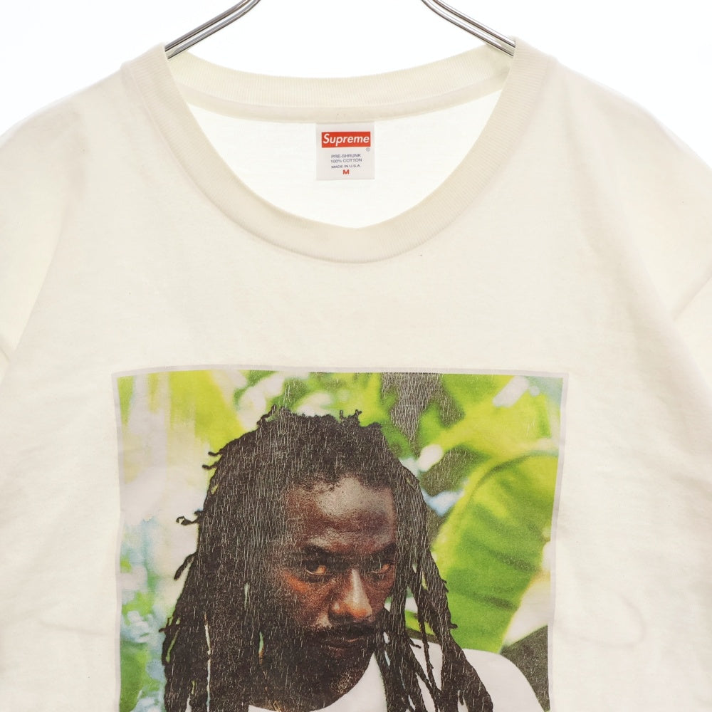 SUPREME(シュプリーム) 19SS Buju Banton Tee ブジュバントン フォトプリント 半袖 カットソー Tシャツ ホワイト