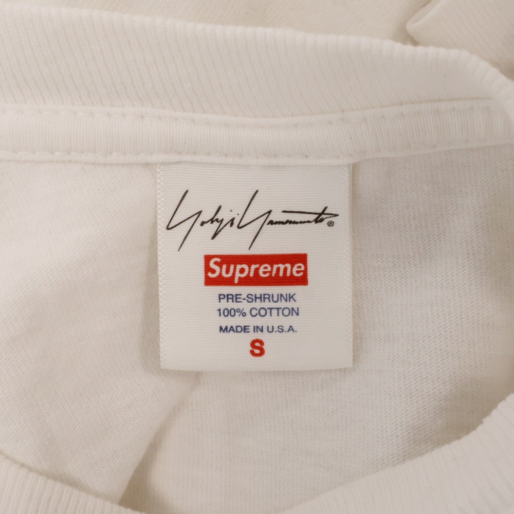 SUPREME(シュプリーム) 20AW × Yohji Yamamoto Logo Tee × ヨウジヤマモト ロゴプリント クルーネック半袖Tシャツ カットソー ブラック