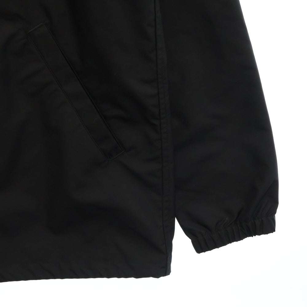 F.C.R.B./F.C.Real Bristol/FCRB(エフシーアールビー/エフシーレアルブリストル) 18AW SUPPORTER WINDBREAKER サポーター ウィンド ブレーカー ロゴプリント コーチジャケット ブラック FCRB-189066