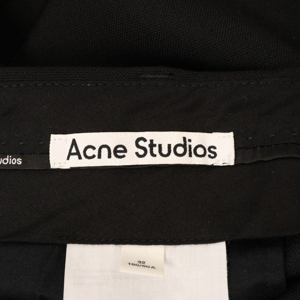Acne Studios(アクネ ストゥディオズ) Narrow Tailored Trousers ナロー トラウザーズ テーラードパンツ ブラック FN-WN-TROU001090