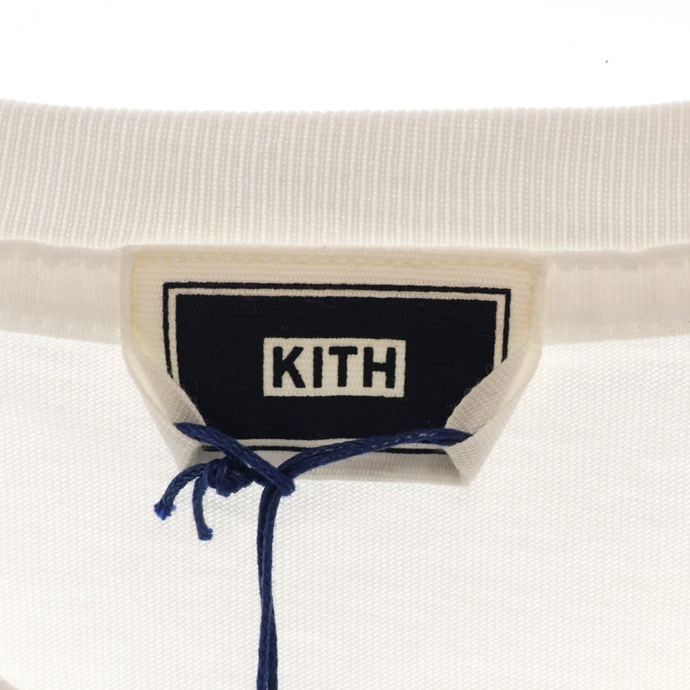 KITH(キス) AUDIO TECHNOLOGY TEE プリントTシャツ 半袖クルーネックカットソー ホワイト レディース 25-073-060-0004-1-0