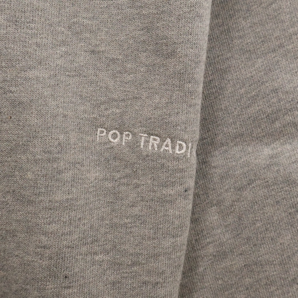 POP TRADING COMPANY(ポップトレーディングカンパニー) 25SS ARCH CREWNECK SWEAT アーチロゴ スウェット トレーナー ライトグレー