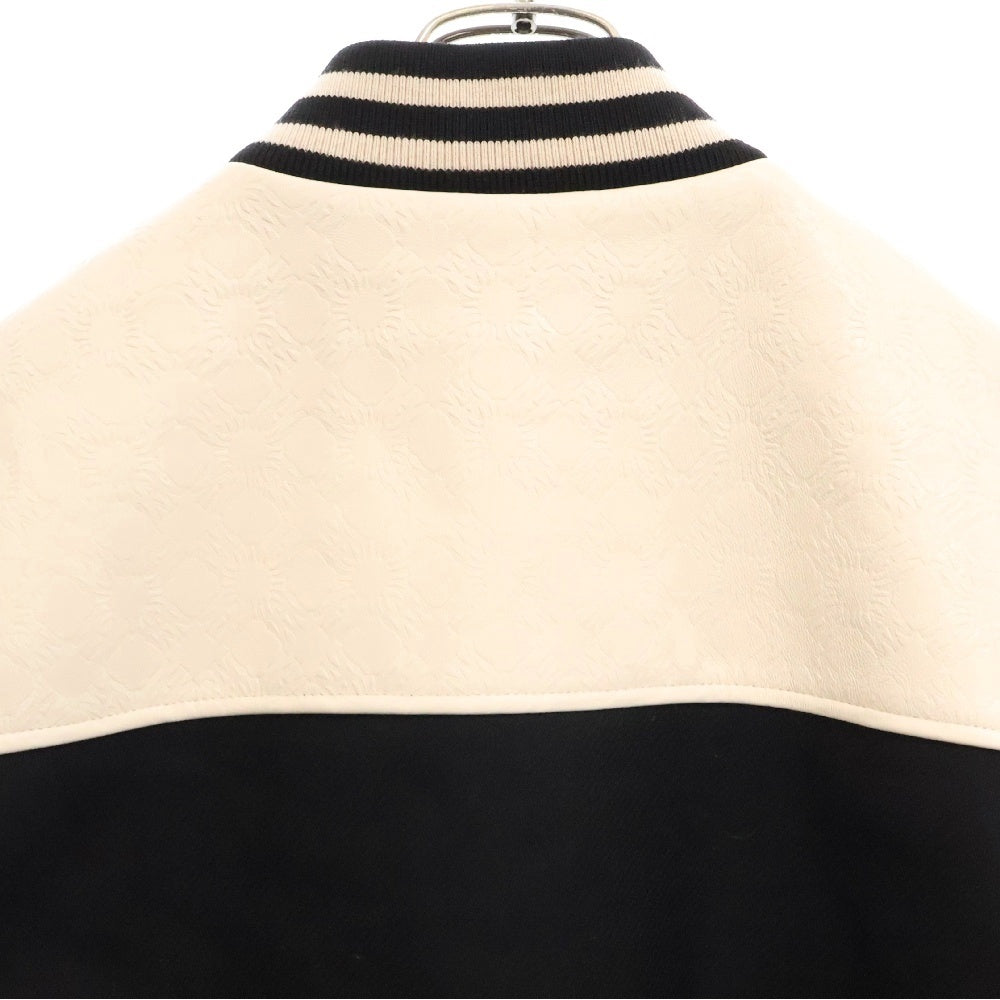 AMIRI(アミリ) 24AW MA QUAD BOMBER JACKET エムエークワッド ボンバージャケット ブラック/ホワイト SRAMOUVY1011SMRWLB3