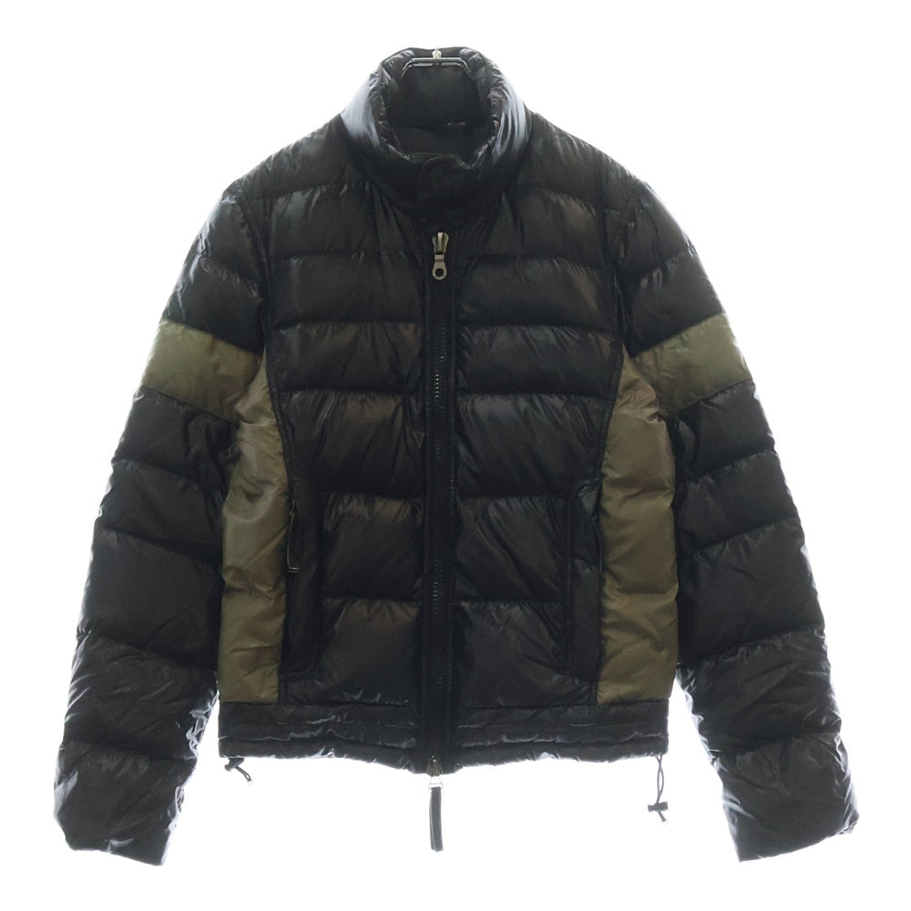 DUVETICA(デュベティカ) NELEO ネレオ ジップアップナイロンダウンジャケット ブラック/カーキ U.3570.00/1035.R