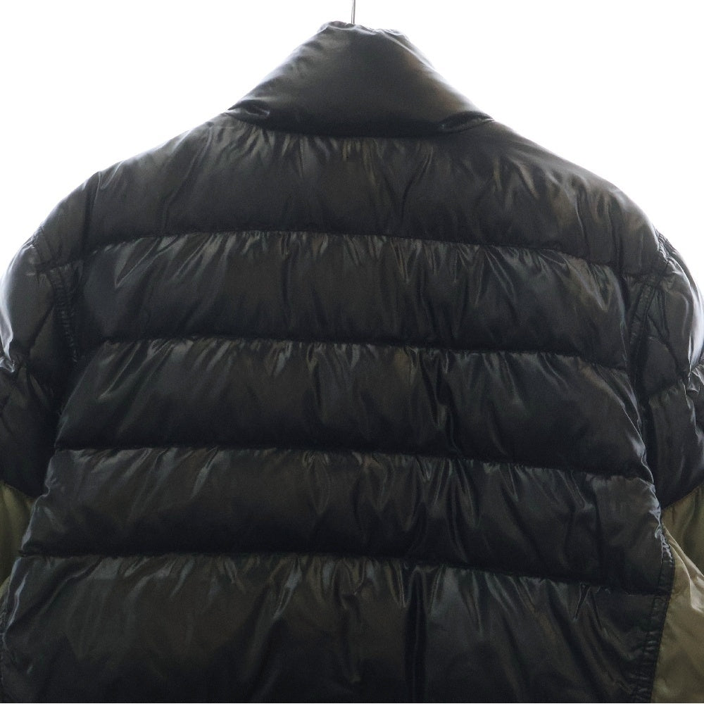 DUVETICA(デュベティカ) NELEO ネレオ ジップアップナイロンダウンジャケット ブラック/カーキ U.3570.00/1035.R