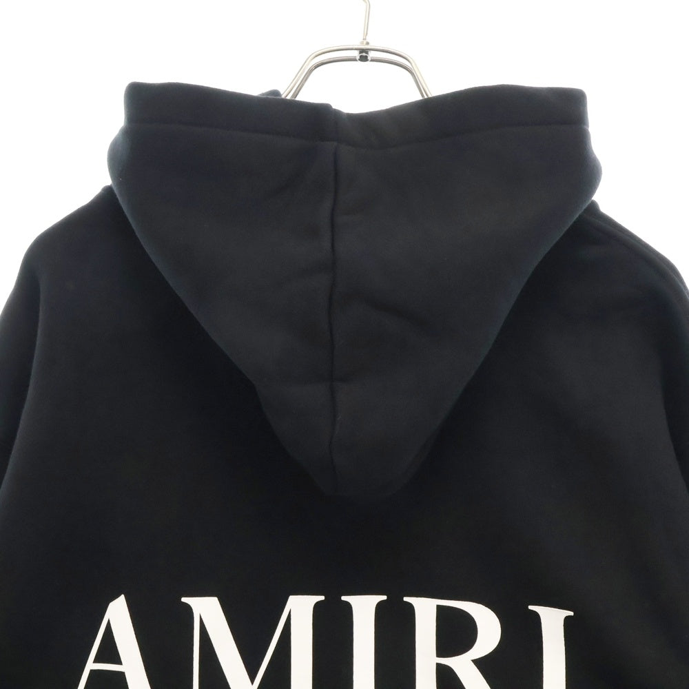 AMIRI(アミリ) MA CORE LOGO HOODIE エムアー コアロゴ スウェット プルオーバーパーカー ブラック SRAMJYHD1050 SMRBC012