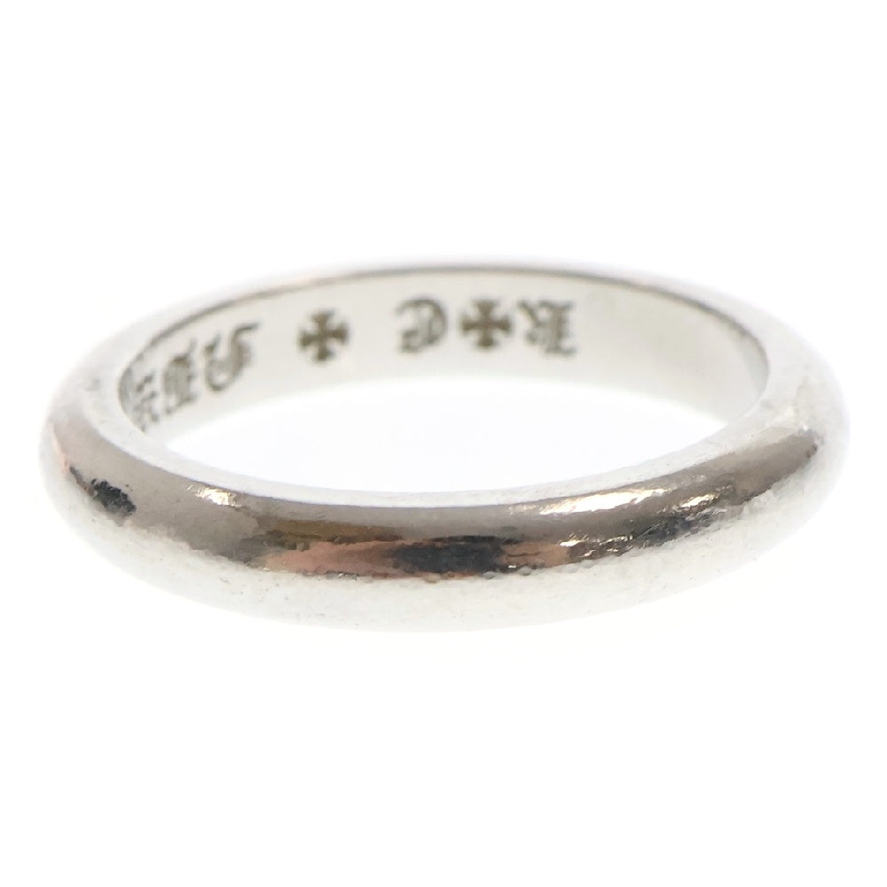 CHROME HEARTS(クロムハーツ) PLAT WEDDING BAND RING ウエディングバンド プラチナリング シルバー ※イニシャル刻印有り