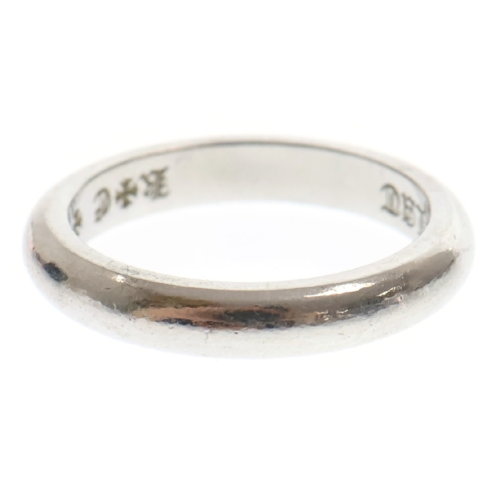 CHROME HEARTS(クロムハーツ) PLAT WEDDING BAND RING ウエディングバンド プラチナリング シルバー ※イニシャル刻印有り