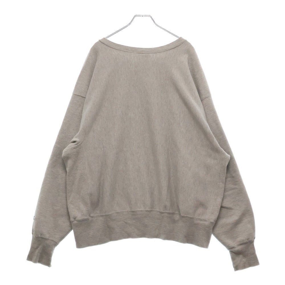 CHAMPION(チャンピオン) 90S VINTAGE REVERSE WEAVE JOHN CARROLL リバースウィーブ クルーネックスウェットトレーナー グレー/イエロー