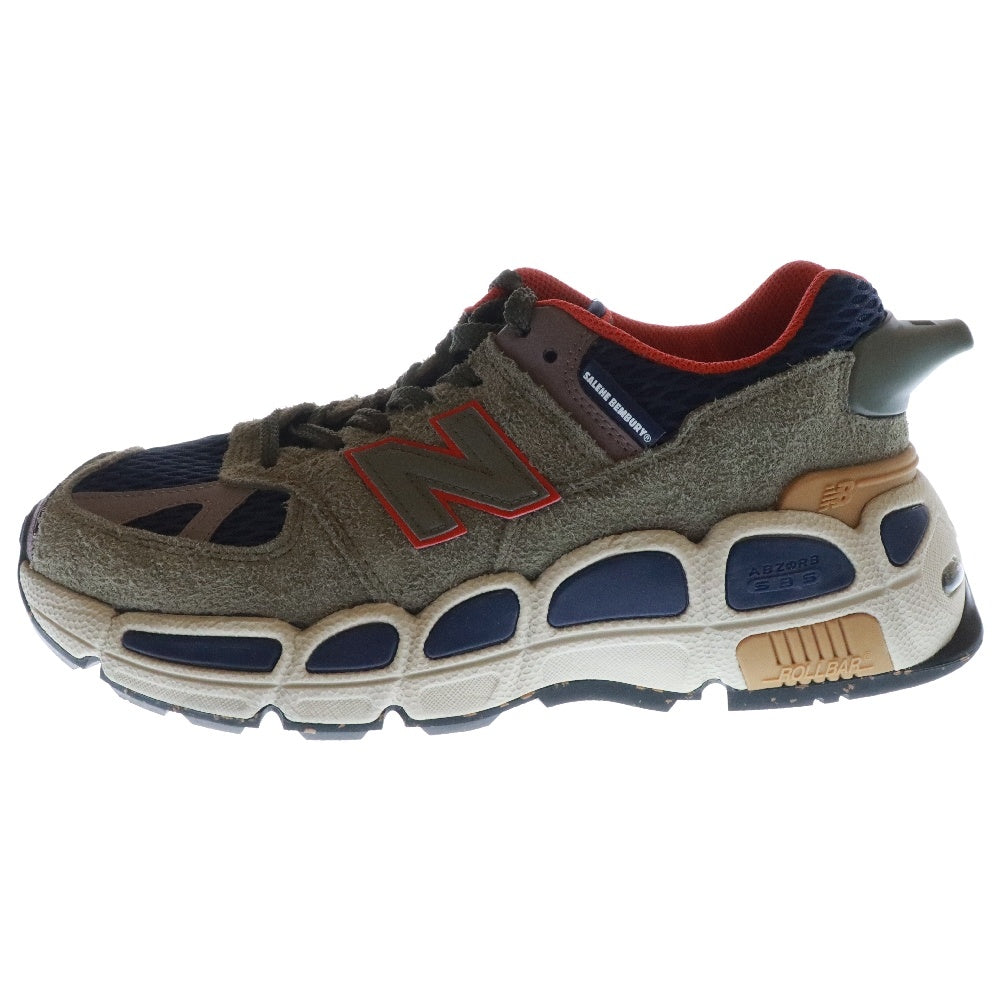 New Balance(ニューバランス) × Salehe Bembury MS574YSB YURT サレヘベンバリー スウェード ローカットスニーカー ブラウン/ネイビー US10.5/28.5cm