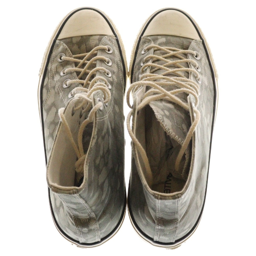 nonnative(ノンネイティブ) DWELLER TRAINER HI COTTON CANVAS LIBERTY ドゥエラー トレーナー キャンバス ハイカットスニーカー ベージュ US10/28.0cm NN-F3751
