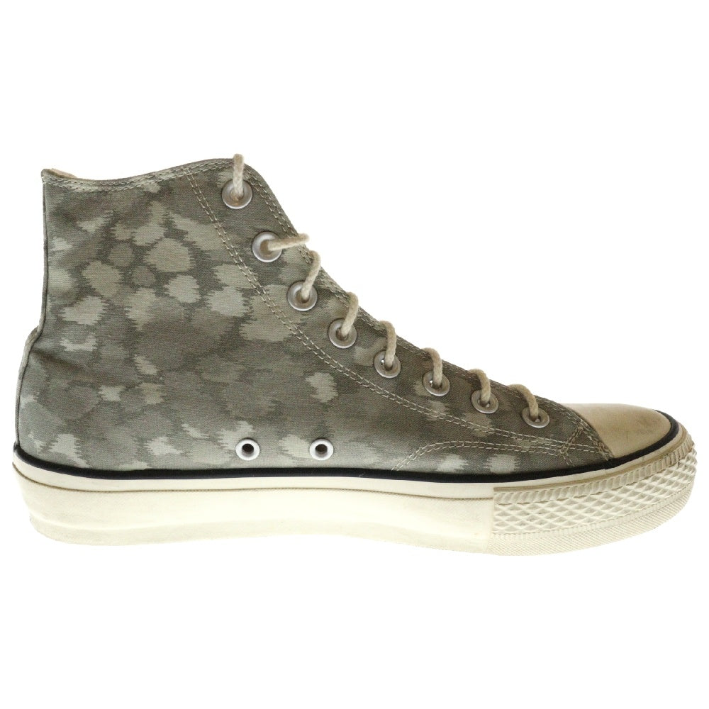 nonnative(ノンネイティブ) DWELLER TRAINER HI COTTON CANVAS LIBERTY ドゥエラー トレーナー キャンバス ハイカットスニーカー ベージュ US10/28.0cm NN-F3751