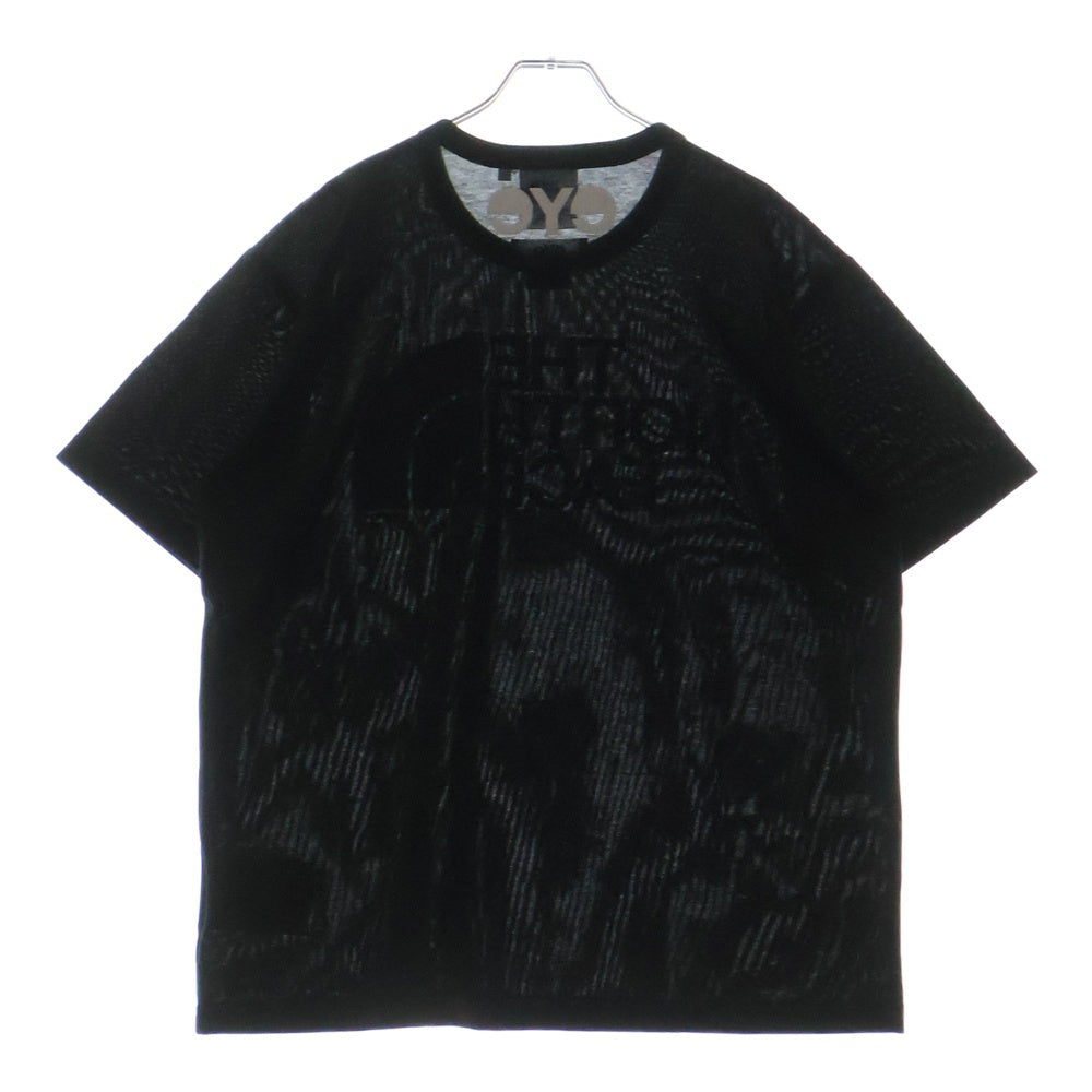eYe COMME des GARCONS JUNYA WATANABE MAN(アイ コム デ ギャルソン ジュンヤ ワタナベ マン) 23SS AD2022 × THE NORTH FACE ザノースフェイス ロゴ プリント 半袖Tシャツ WK‐T904