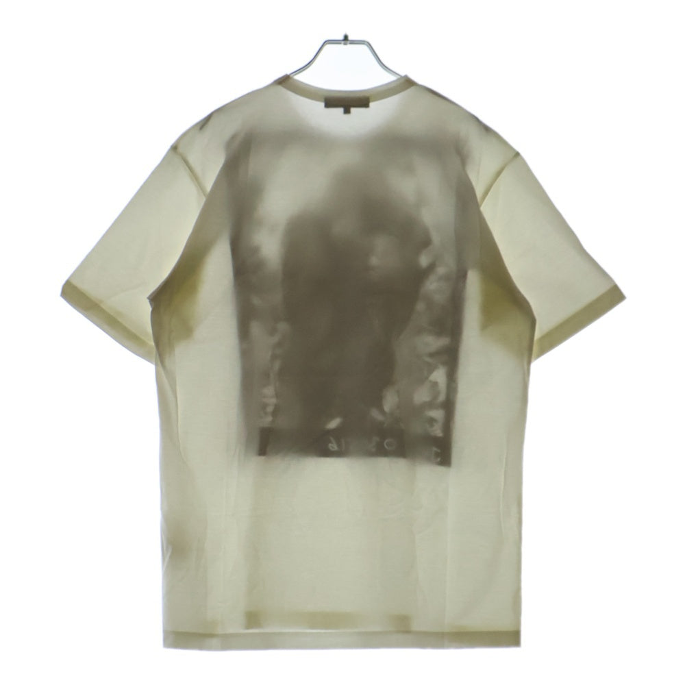 COMME des GARCONS HOMME(コムデギャルソンオム) 20AW AD2020 ゴリラ フォトプリント 半袖 カットソー Tシャツ ホワイト HF-T031
