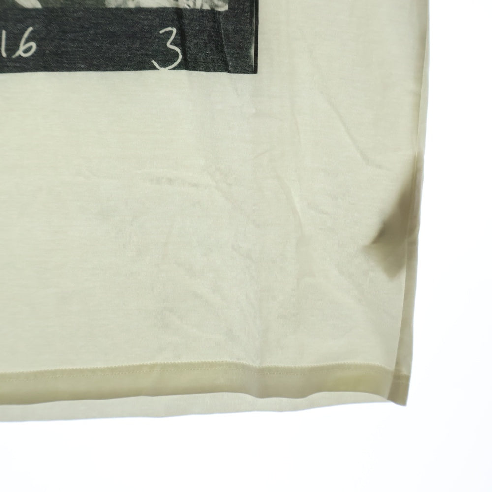 COMME des GARCONS HOMME(コムデギャルソンオム) 20AW AD2020 ゴリラ フォトプリント 半袖 カットソー Tシャツ ホワイト HF-T031