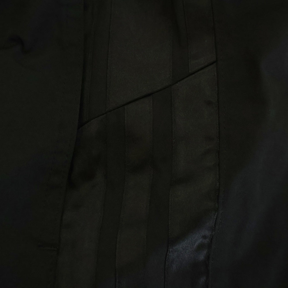 JUNYA WATANABE COMME des GARCONS(ジュンヤワタナベ コムデギャルソン) 23AW AD2023 エステルギャバ サイドライン イージーパンツ ブラック WL-P030