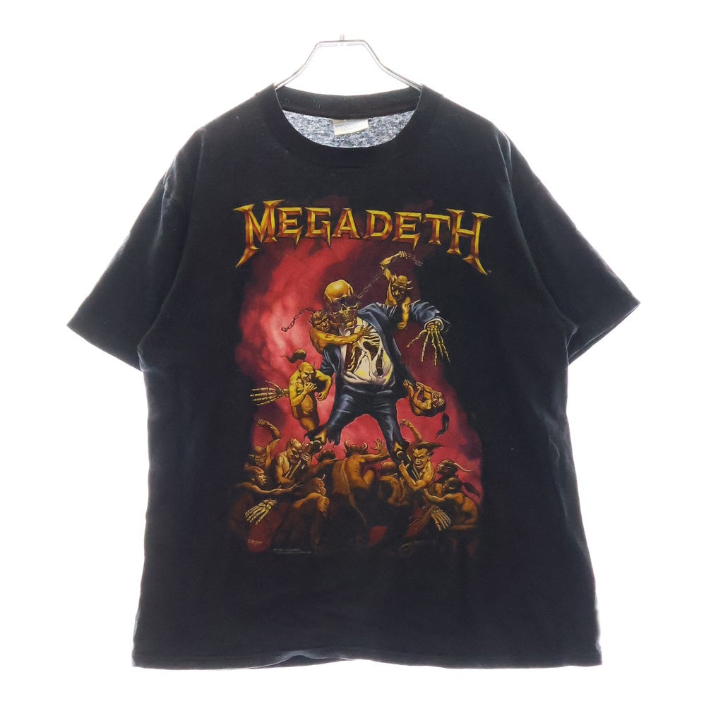 VINTAGE(ヴィンテージ) 90S VINTAGE MEGADETH メガデス ヴィンテージ プリントTシャツ 半袖カットソー ブラック