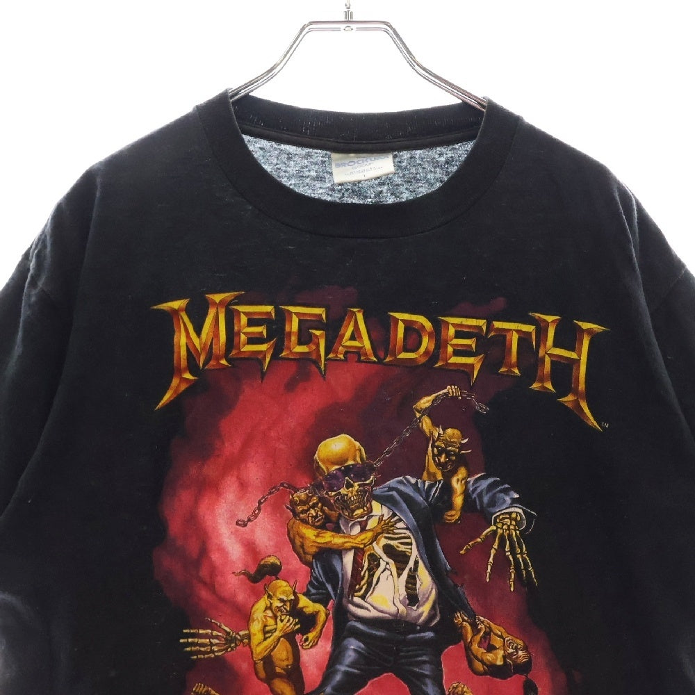 VINTAGE(ヴィンテージ) 90S VINTAGE MEGADETH メガデス ヴィンテージ プリントTシャツ 半袖カットソー ブラック
