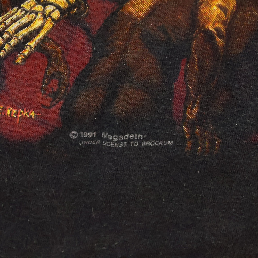 VINTAGE(ヴィンテージ) 90S VINTAGE MEGADETH メガデス ヴィンテージ プリントTシャツ 半袖カットソー ブラック