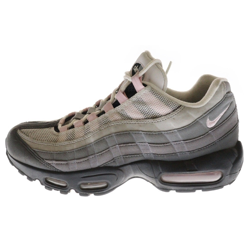 NIKE(ナイキ) AIR MAX 95 GUNSMOKE PINK FOAM エアマックス ガンスモーク ピンク フォーム ホワイト/グレー/ピンク ローカットスニーカー US8.5/26.5cm CJ0588-001