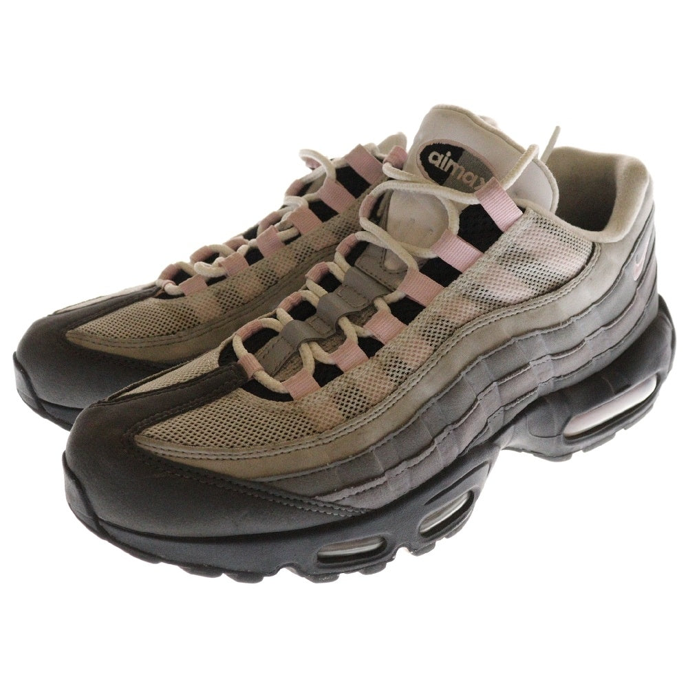NIKE(ナイキ) AIR MAX 95 GUNSMOKE PINK FOAM エアマックス ガンスモーク ピンク フォーム ホワイト/グレー/ピンク ローカットスニーカー US8.5/26.5cm CJ0588-001