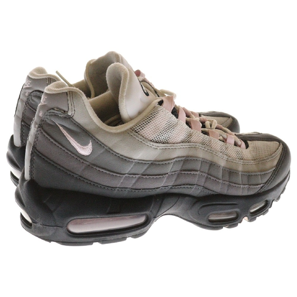 NIKE(ナイキ) AIR MAX 95 GUNSMOKE PINK FOAM エアマックス ガンスモーク ピンク フォーム ホワイト/グレー/ピンク ローカットスニーカー US8.5/26.5cm CJ0588-001