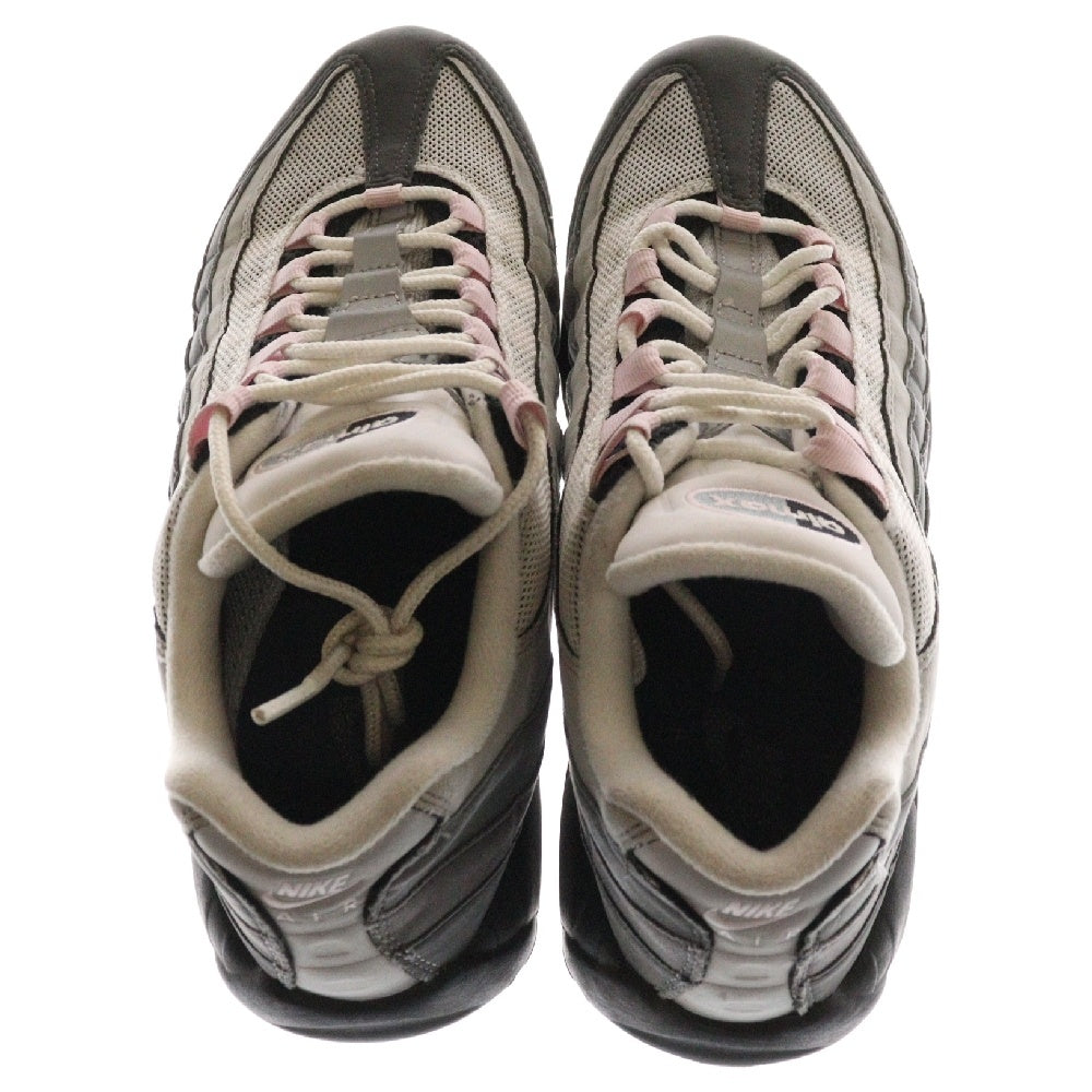 NIKE(ナイキ) AIR MAX 95 GUNSMOKE PINK FOAM エアマックス ガンスモーク ピンク フォーム ホワイト/グレー/ピンク ローカットスニーカー US8.5/26.5cm CJ0588-001