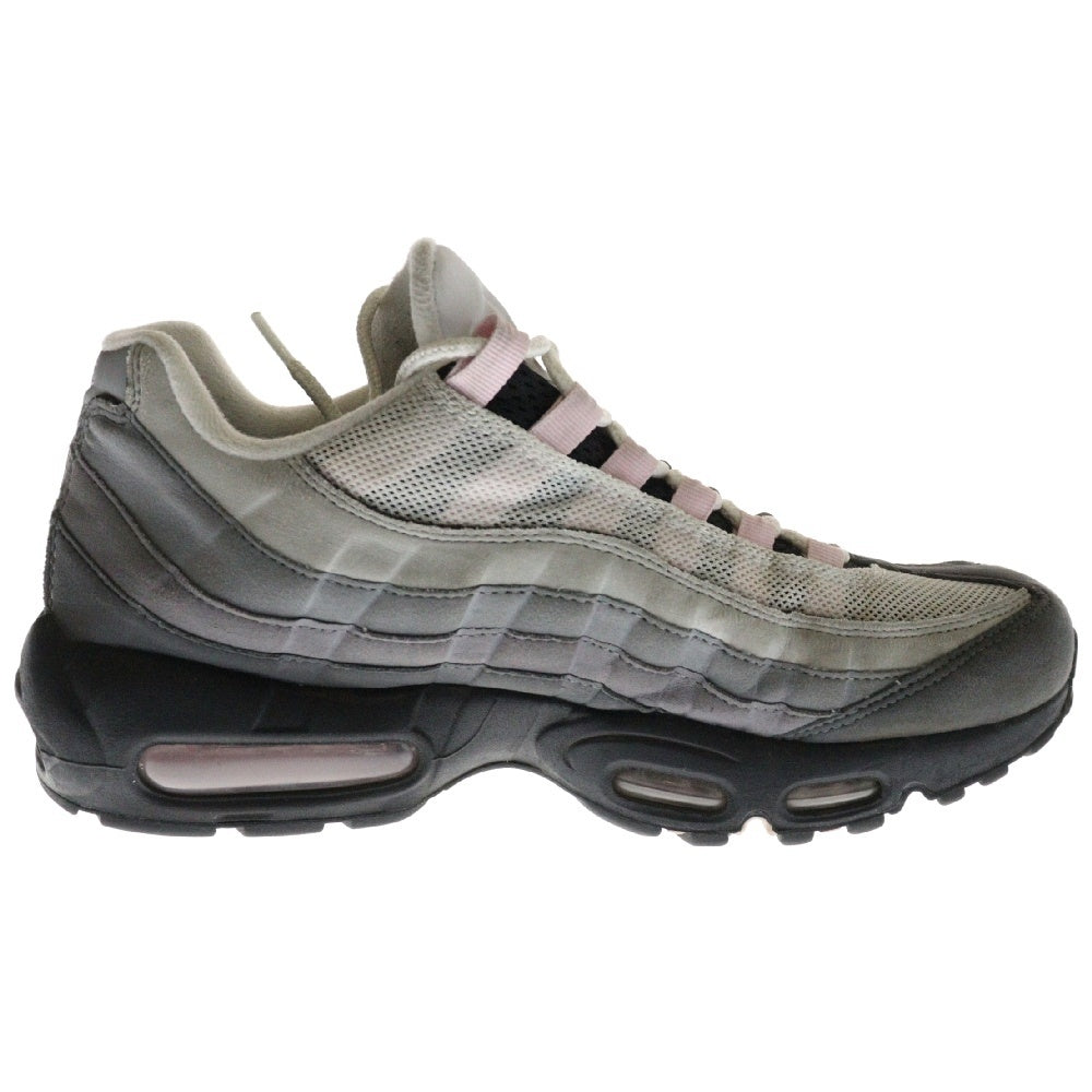 NIKE(ナイキ) AIR MAX 95 GUNSMOKE PINK FOAM エアマックス ガンスモーク ピンク フォーム ホワイト/グレー/ピンク ローカットスニーカー US8.5/26.5cm CJ0588-001