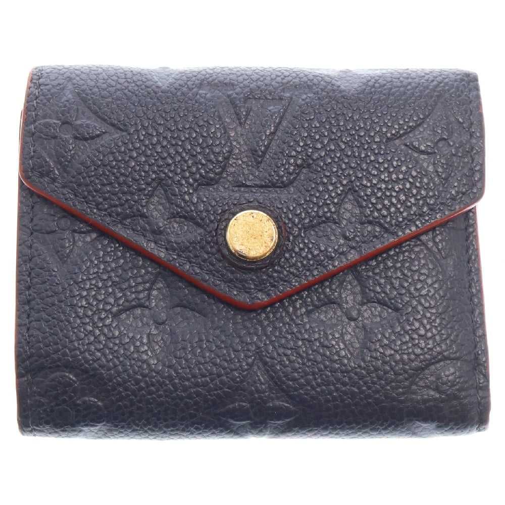 LOUIS VUITTON(ルイヴィトン) ポルトフォイユ ゾエ モノグラム アンプラント 三つ折り財布 ネイビー M58880 SP4799