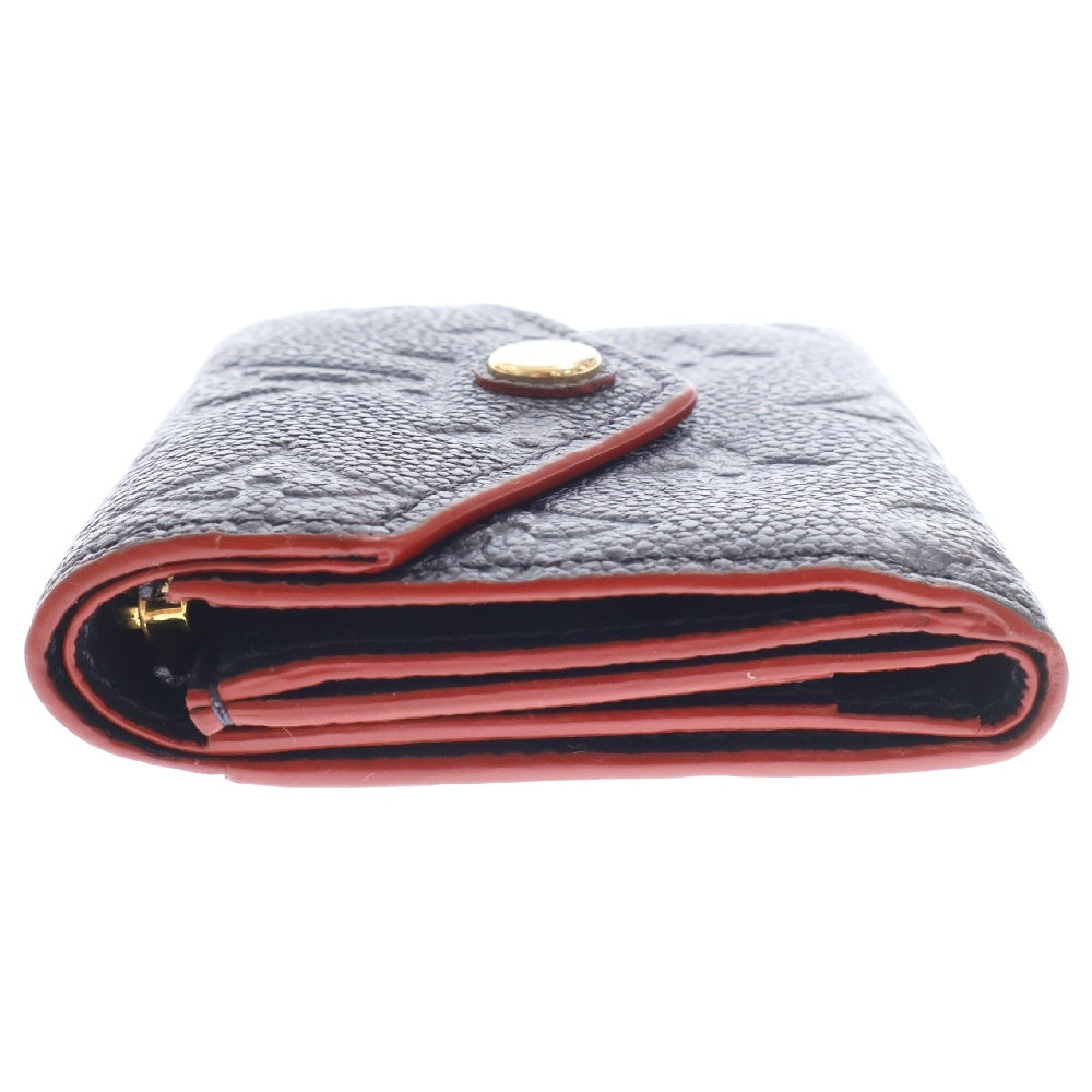 LOUIS VUITTON(ルイヴィトン) ポルトフォイユ ゾエ モノグラム アンプラント 三つ折り財布 ネイビー M58880 SP4799