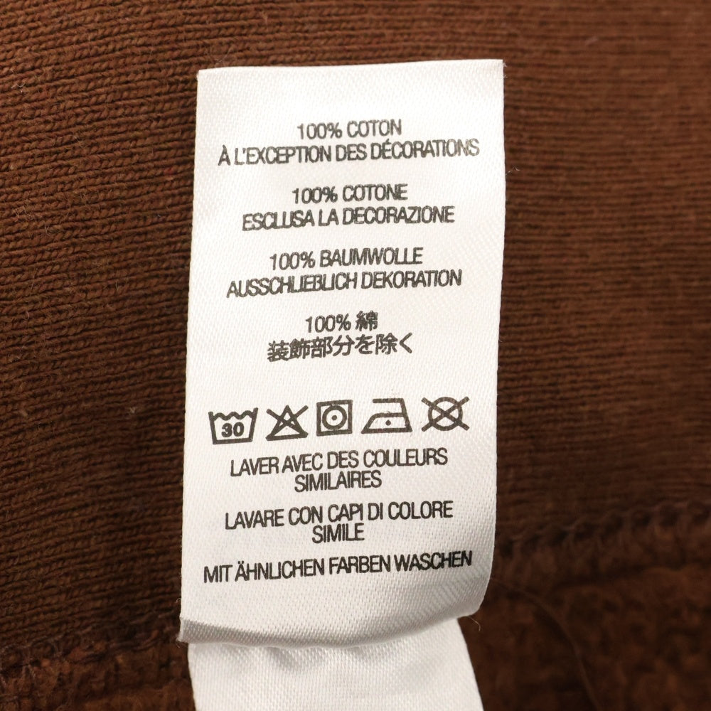 SUPREME(シュプリーム) 21AW Number One Hooded Sweatshirt ナンバーワン ロゴ刺繍 プルオーバースウェットパーカー フーディー ブラウン