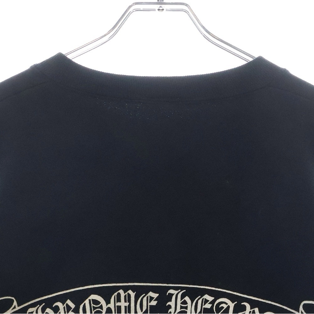 CHROME HEARTS(クロムハーツ) OLD SWT SHRT CREWNECK オールドモデル ロゴプリント クルーネック プルオーバースウェットトレーナー ブラック