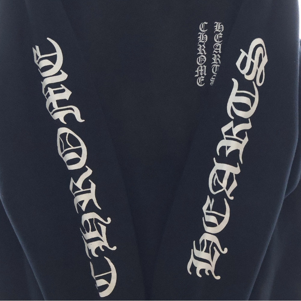 CHROME HEARTS(クロムハーツ) OLD SWT SHRT CREWNECK オールドモデル ロゴプリント クルーネック プルオーバースウェットトレーナー ブラック