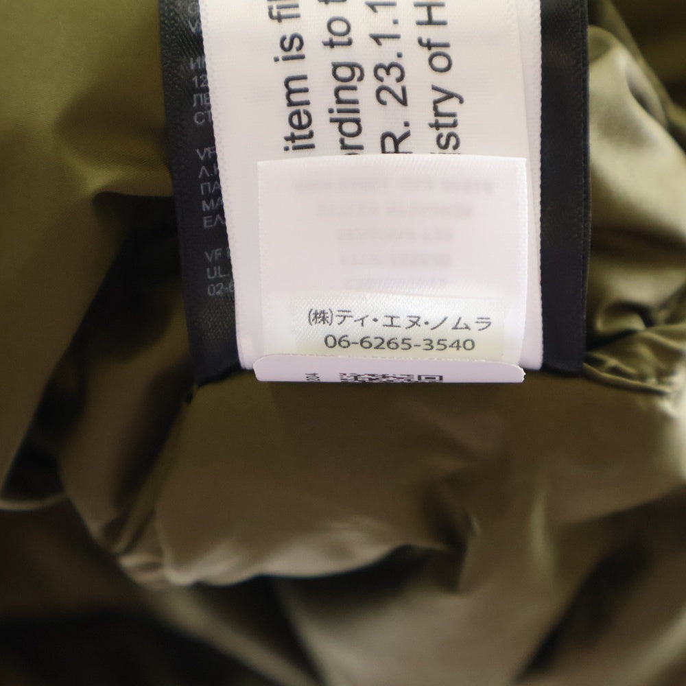 THE NORTH FACE(ザノースフェイス) ACONCAGUA2 アコンカグア フロントロゴ刺繍 フーデッド ダウンジャケット カーキ NF0A4R26
