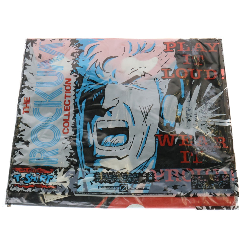 VINTAGE(ヴィンテージ) 【観賞用】 80S VINTAGE The Rolling Stones BROCKUM ザ ローリングストーンズ ブロッカム デッドストック ヴィンテージ プリントTシャツ 半袖カットソー