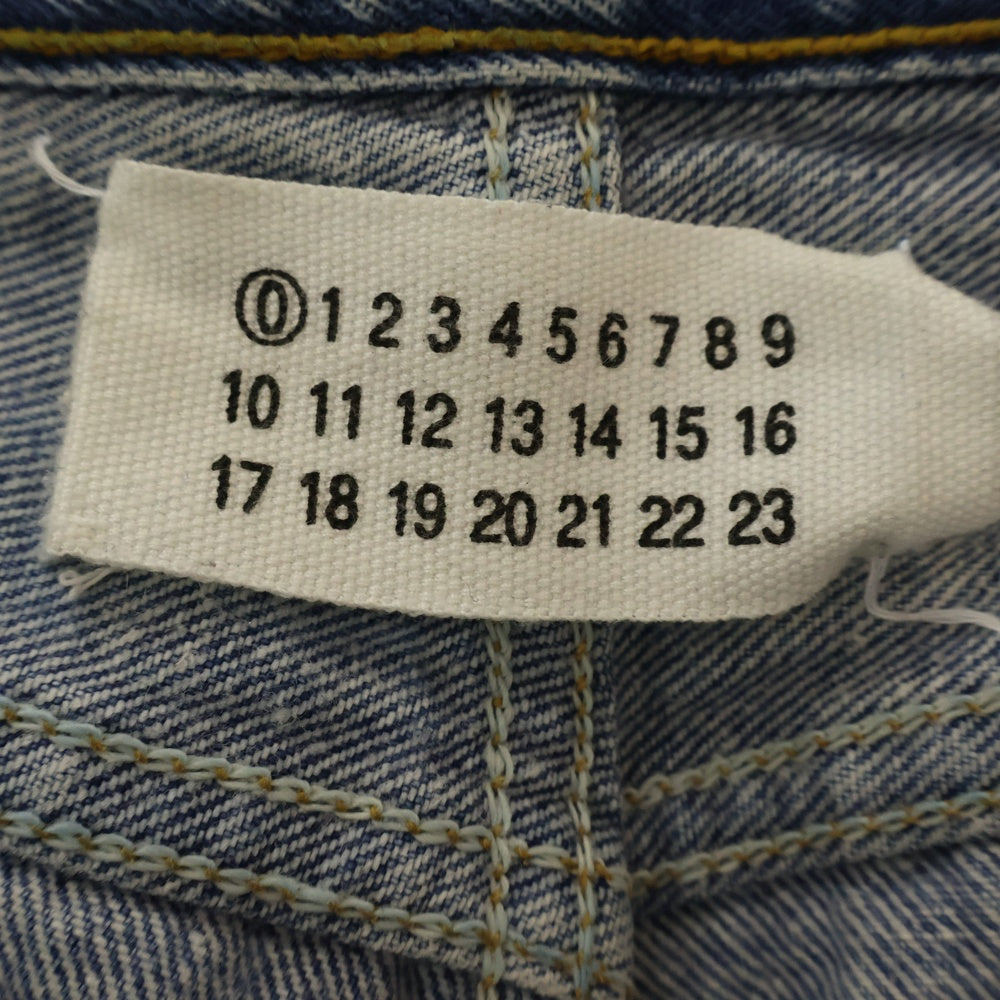 Martin Margiela 0(マルタンマルジェラ) 初期フランス製 アーティザナル インサイドアウト デニムパンツ インディゴ