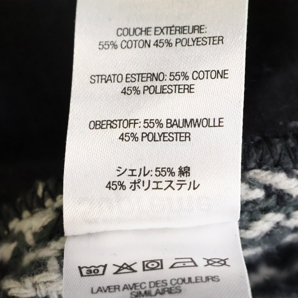 SUPREME(シュプリーム) 22AW Heavy Flannel Shirt ロゴ刺繍 チェック総柄 ヘビー フランネル ロングスリーブ 長袖シャツ グレー