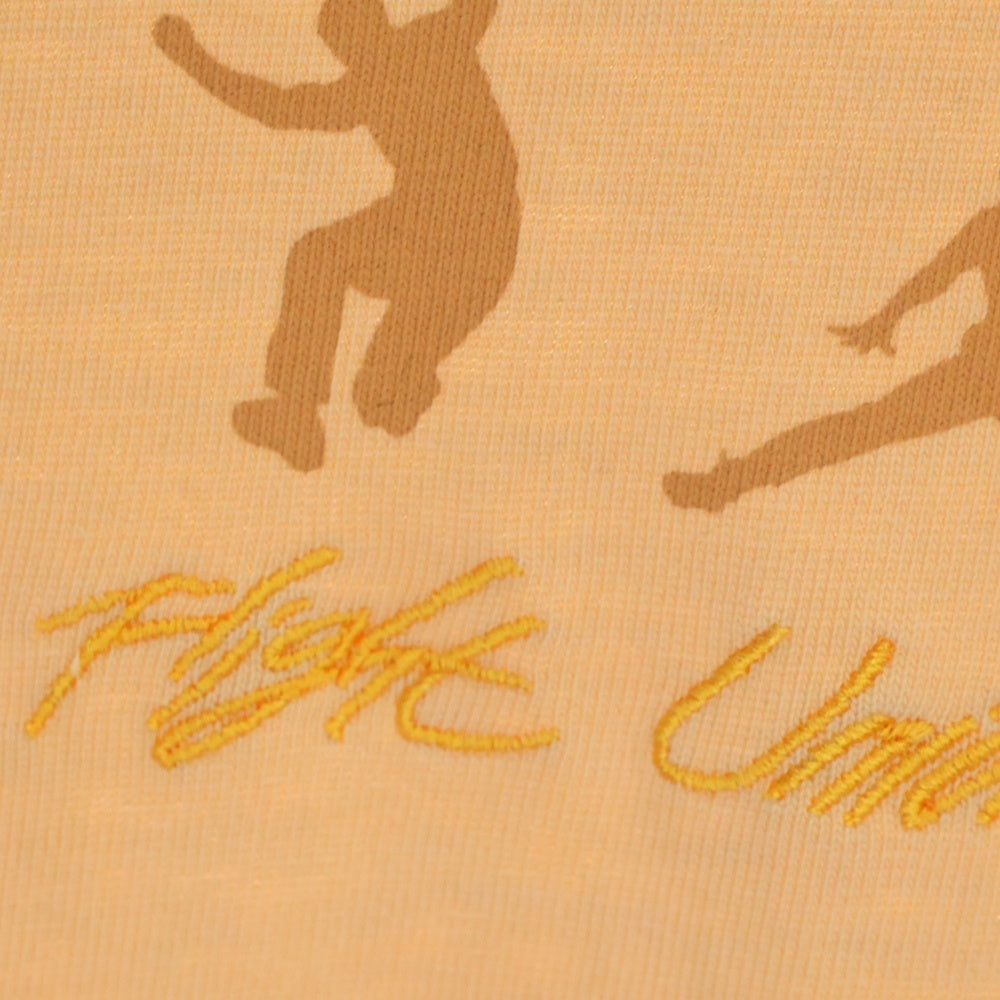 NIKE(ナイキ) ×UNION JORDAN BRAND ユニオン ジョーダンブランド ダメージ加工 ロゴ刺繍 プリント 半袖Tシャツ カットソー ベージュ DM2843-268
