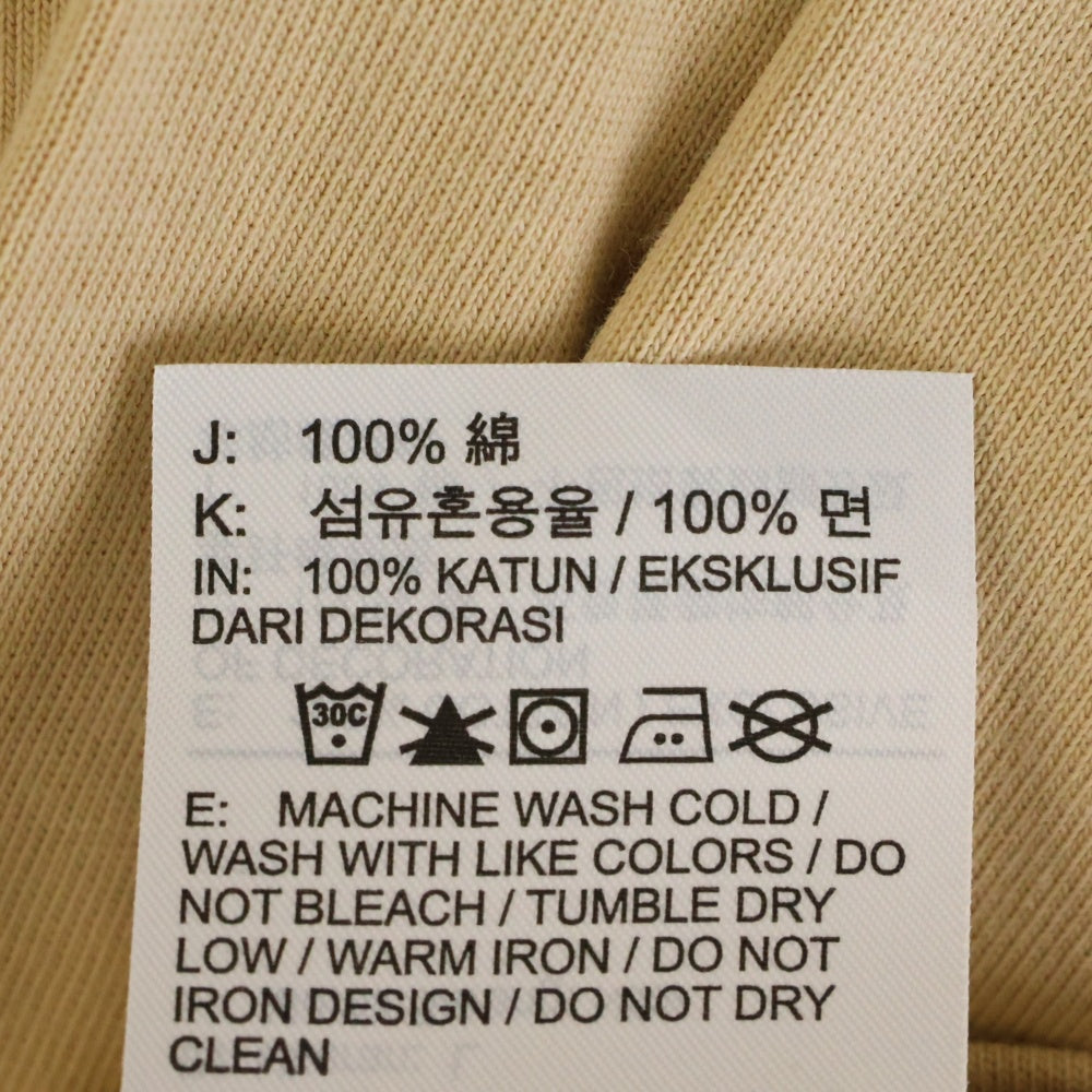 NIKE(ナイキ) ×UNION JORDAN BRAND ユニオン ジョーダンブランド ダメージ加工 ロゴ刺繍 プリント 半袖Tシャツ カットソー ベージュ DM2843-268