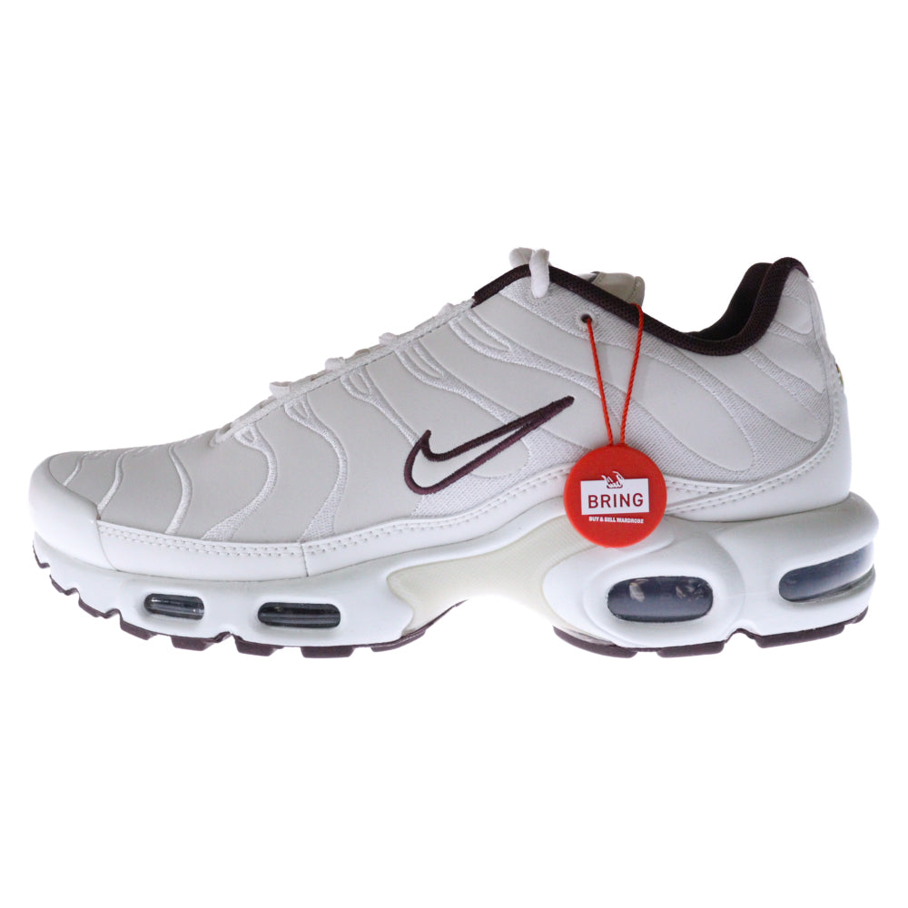 NIKE(ナイキ) AIR MAX PLUS PRM PHANTOM LIGHT BONE エアマックスプラス ファントム ライトボーン ローカットスニーカー ホワイト US9.5/27.5cm HF3181-001