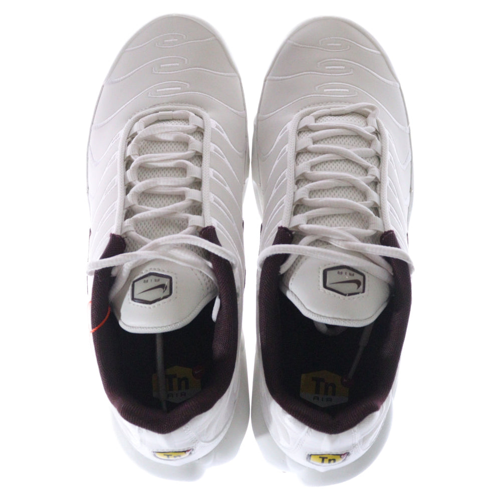NIKE(ナイキ) AIR MAX PLUS PRM PHANTOM LIGHT BONE エアマックスプラス ファントム ライトボーン ローカットスニーカー ホワイト US9.5/27.5cm HF3181-001