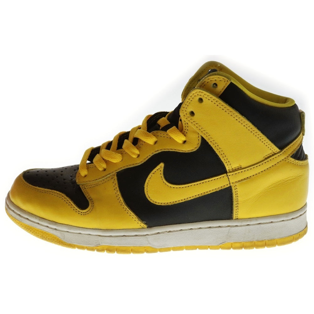 NIKE(ナイキ) DUNK HIGH SP VARCITY MAIZE ダンク ハイ バーシティ メイズ ハイカットスニーカー ブラック/イエロー US9/27cm CZ8149-002