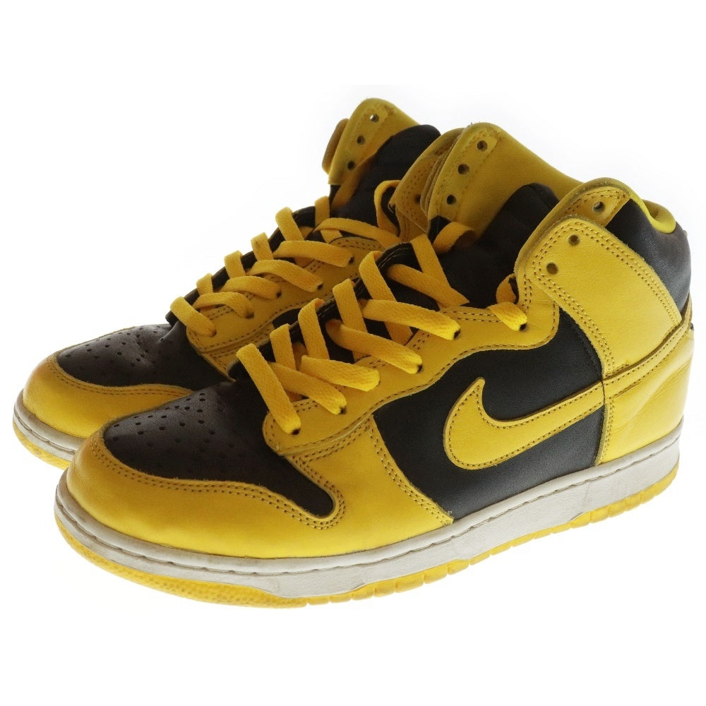 NIKE(ナイキ) DUNK HIGH SP VARCITY MAIZE ダンク ハイ バーシティ メイズ ハイカットスニーカー ブラック/イエロー US9/27cm CZ8149-002