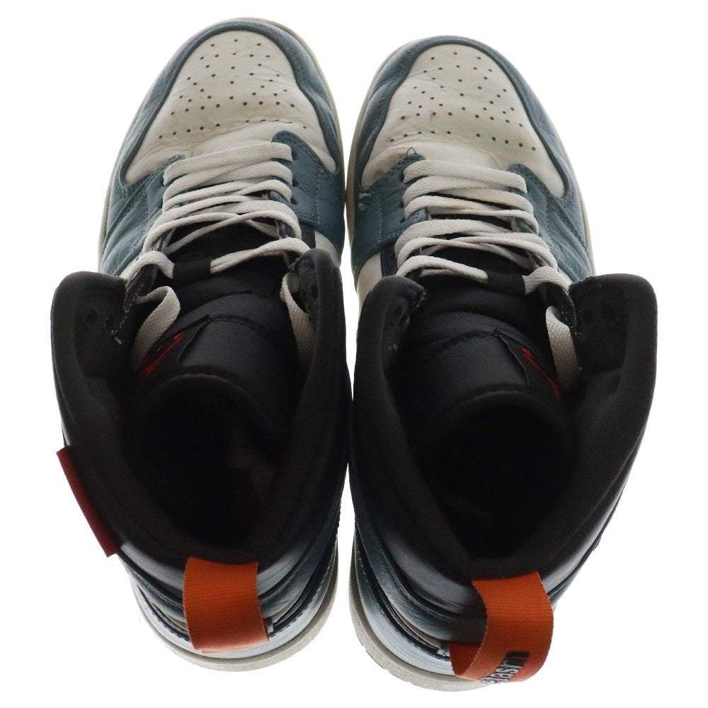 NIKE(ナイキ) ×FACETASM AIR JORDAN 1 MID SE FRLS APLA ファッセタズム エアジョーダン1 フィアレス ミッドカットスニーカー ブルー/ホワイト US9/27cm CU2802-100