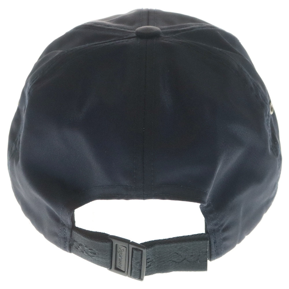 SUPREME(シュプリーム) 23AW Enamel Small Box 6-Panel エナメル スモールボックスロゴ 6パネル キャップ 帽子 ネイビー