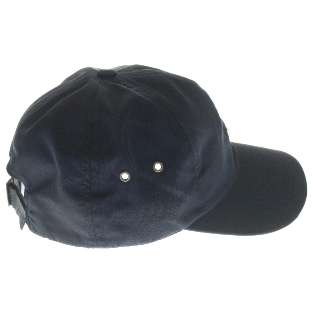 SUPREME(シュプリーム) 23AW Enamel Small Box 6-Panel エナメル スモールボックスロゴ 6パネル キャップ 帽子 ネイビー