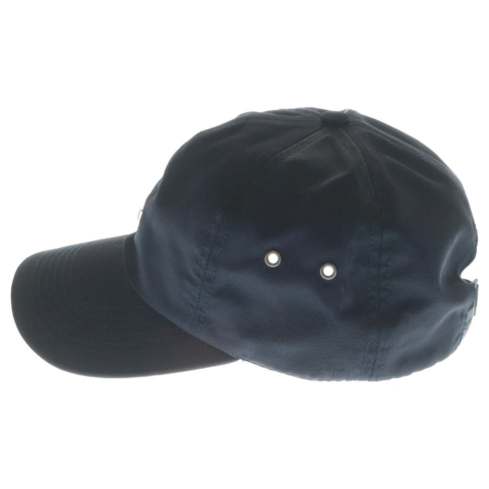 SUPREME(シュプリーム) 23AW Enamel Small Box 6-Panel エナメル スモールボックスロゴ 6パネル キャップ 帽子 ネイビー