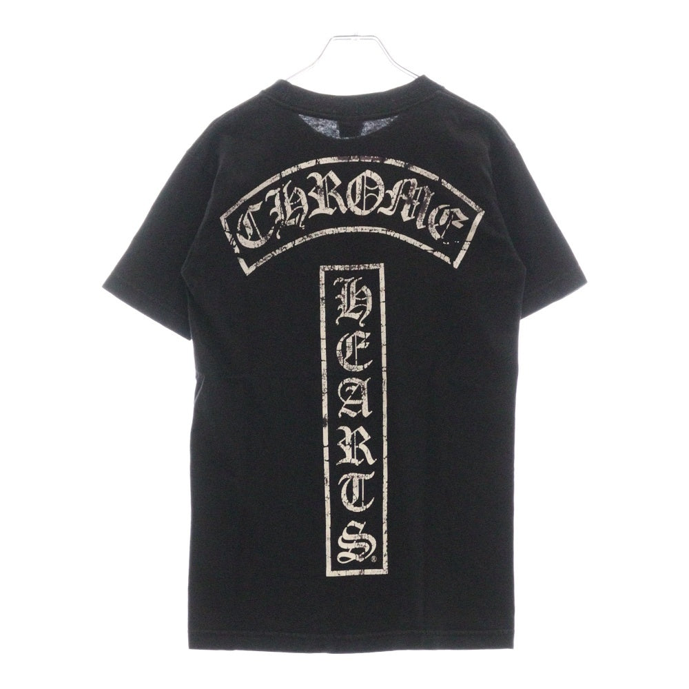 CHROME HEARTS(クロムハーツ) T-BAR STAR LOGO ティーバースタープリント 半袖 Tシャツ カットソー ブラック